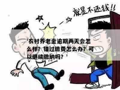 '农村养老金逾期两天会怎么样？错过缴费怎么办？可以继续缴纳吗？'