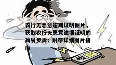 农行无恶意逾期证明图片，获取农行无恶意逾期证明的简易步骤：附带详细图片指南