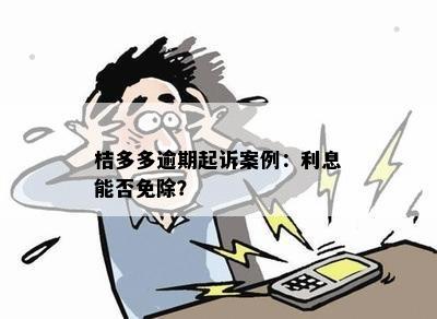 桔多多逾期起诉案例：利息能否免除？