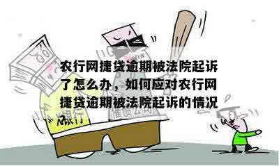 农行网捷贷逾期被法院起诉了怎么办，如何应对农行网捷贷逾期被法院起诉的情况？