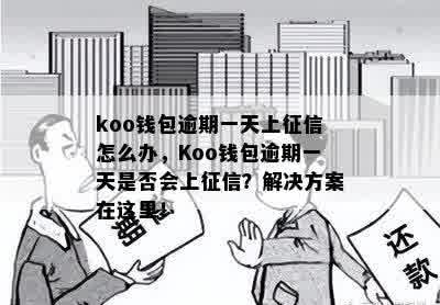 koo钱包逾期一天上征信怎么办，Koo钱包逾期一天是否会上征信？解决方案在这里！