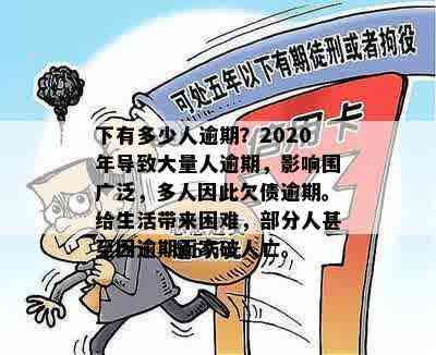 下有多少人逾期？2020年导致大量人逾期，影响围广泛，多人因此欠债逾期。给生活带来困难，部分人甚至因逾期而家破人亡。