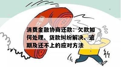 消费金融协商还款：欠款如何处理、贷款纠纷解决、逾期及还不上的应对方法