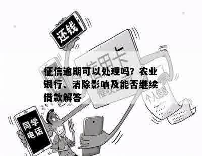 征信逾期可以处理吗？农业银行、消除影响及能否继续借款解答