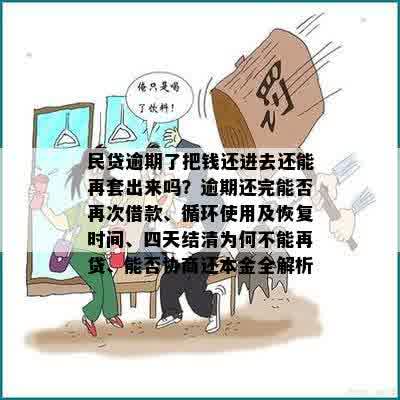 民贷逾期了把钱还进去还能再套出来吗？逾期还完能否再次借款、循环使用及恢复时间、四天结清为何不能再贷、能否协商还本金全解析