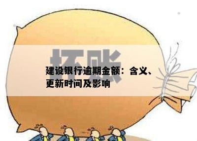 建设银行逾期金额：含义、更新时间及影响