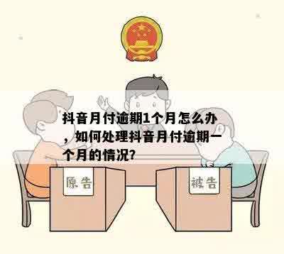 抖音月付逾期1个月怎么办，如何处理抖音月付逾期一个月的情况？