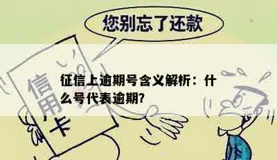 征信上逾期号含义解析：什么号代表逾期？