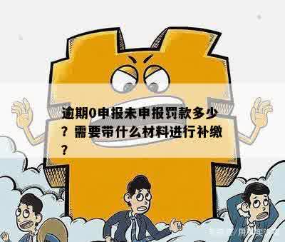 逾期0申报未申报罚款多少？需要带什么材料进行补缴？