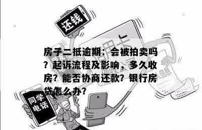 房子二抵逾期：会被拍卖吗？起诉流程及影响，多久收房？能否协商还款？银行房贷怎么办？