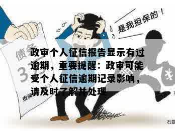 政审个人征信报告显示有过逾期，重要提醒：政审可能受个人征信逾期记录影响，请及时了解并处理