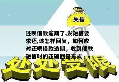 还呗借款逾期了,发短信要求还,该怎样回复，如何应对还呗借款逾期，收到催款短信时的正确回复方式