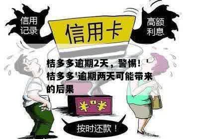 桔多多逾期2天，警惕！'桔多多'逾期两天可能带来的后果