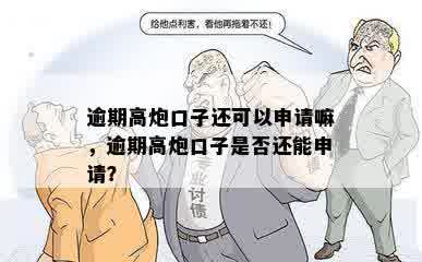 逾期高炮口子还可以申请嘛，逾期高炮口子是否还能申请？