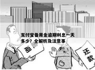 支付宝备用金逾期利息一天多少？全解析及注意事