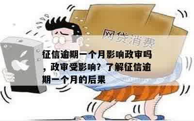 征信逾期一个月影响政审吗，政审受影响？了解征信逾期一个月的后果