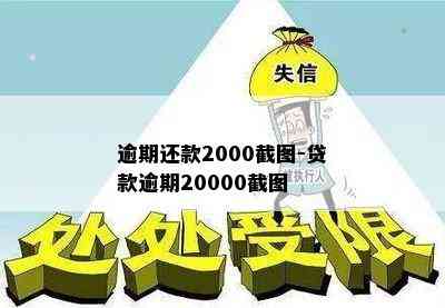 逾期还款2000截图-贷款逾期20000截图