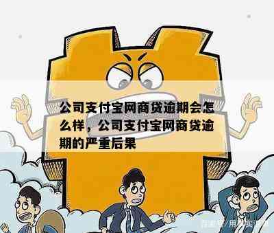 公司支付宝网商贷逾期会怎么样，公司支付宝网商贷逾期的严重后果