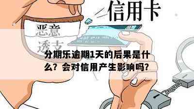 分期乐逾期1天的后果是什么？会对信用产生影响吗？