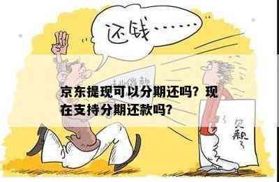 京东提现可以分期还吗？现在支持分期还款吗？