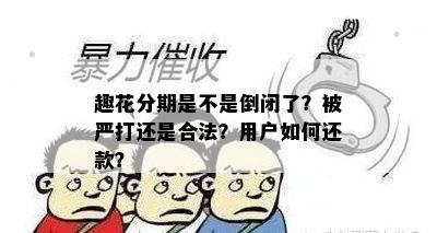 趣花分期是不是倒闭了？被严打还是合法？用户如何还款？