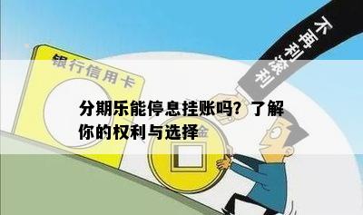 分期乐能停息挂账吗？了解你的权利与选择