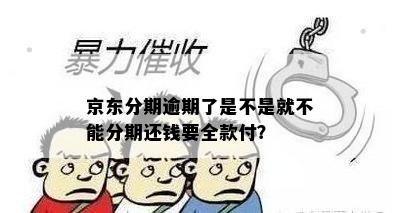 京东分期逾期了是不是就不能分期还钱要全款付？