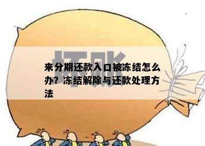 来分期还款入口被冻结怎么办？冻结解除与还款处理方法