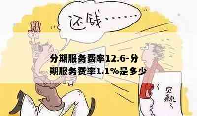 分期服务费率12.6-分期服务费率1.1%是多少