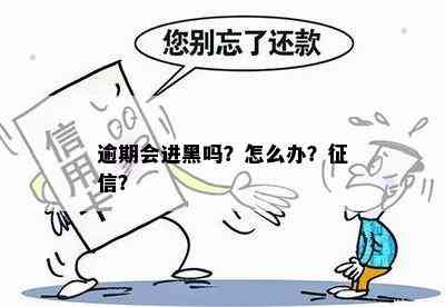 逾期会进黑吗？怎么办？征信？