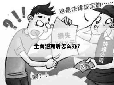 全面逾期后怎么办？