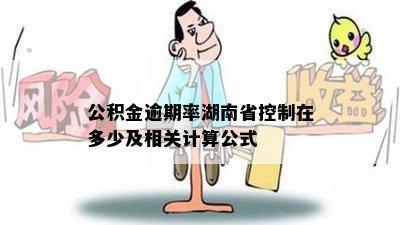 公积金逾期率湖南省控制在多少及相关计算公式