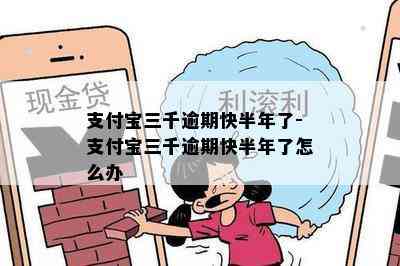 支付宝三千逾期快半年了-支付宝三千逾期快半年了怎么办