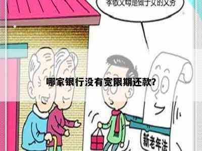 哪家银行没有宽限期还款？