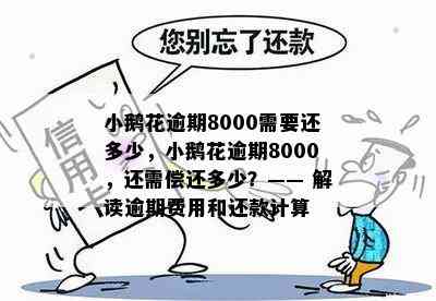 小鹅花逾期8000需要还多少，小鹅花逾期8000，还需偿还多少？—— 解读逾期费用和还款计算