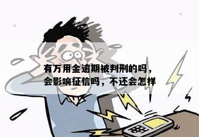 有万用金逾期被判刑的吗，会影响征信吗，不还会怎样