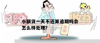 小额贷一天不还算逾期吗会怎么样处理？