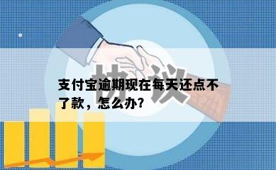 支付宝逾期现在每天还点不了款，怎么办？