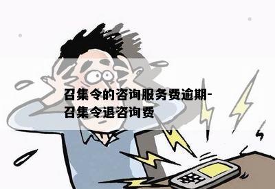 召集令的咨询服务费逾期-召集令退咨询费