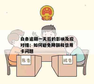 白条逾期一天后的影响及应对措：如何避免降额和信用卡问题