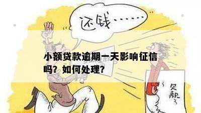 小额贷款逾期一天影响征信吗？如何处理？