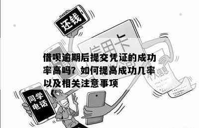 借呗逾期后提交凭证的成功率高吗？如何提高成功几率以及相关注意事项