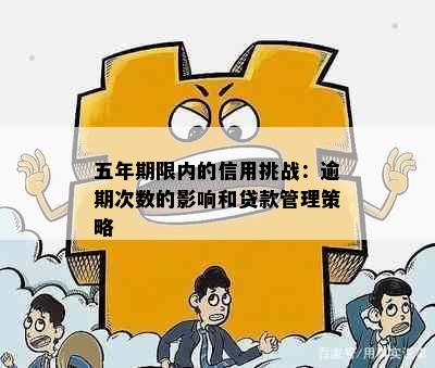 五年期限内的信用挑战：逾期次数的影响和贷款管理策略