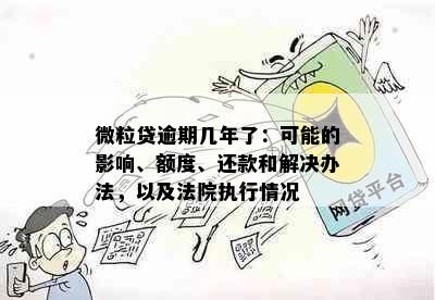 微粒贷逾期几年了：可能的影响、额度、还款和解决办法，以及法院执行情况