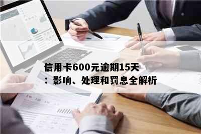 信用卡600元逾期15天：影响、处理和罚息全解析