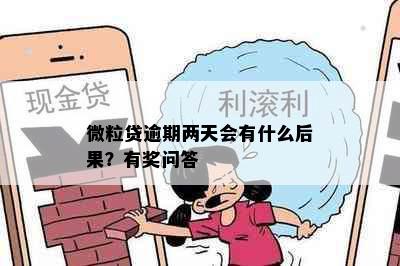 微粒贷逾期两天会有什么后果？有奖问答