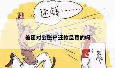 美团对公账户还款是真的吗