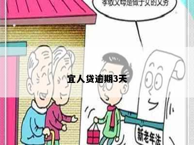 宜人贷逾期3天