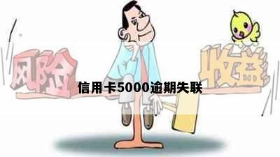 信用卡5000逾期失联