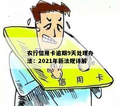 农行信用卡逾期9天处理办法：2021年新法规详解